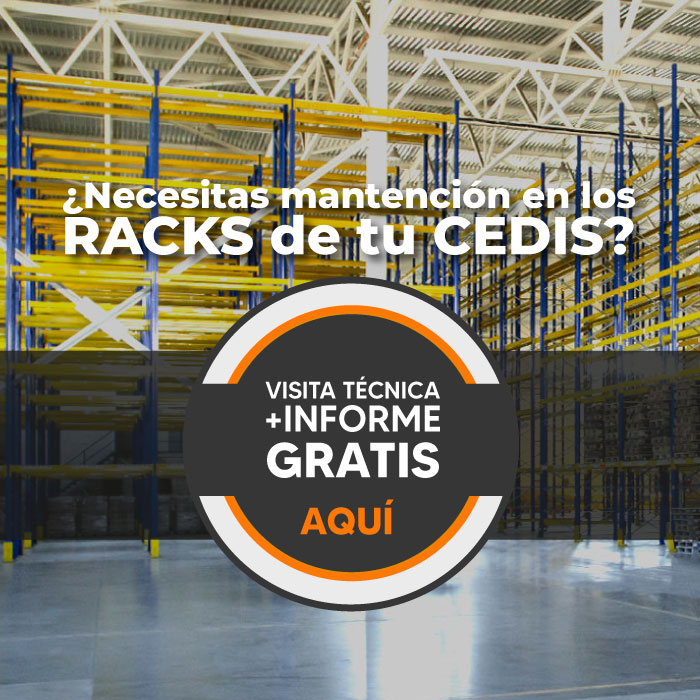 mantenimiento y reparación de racks en centros de distribución